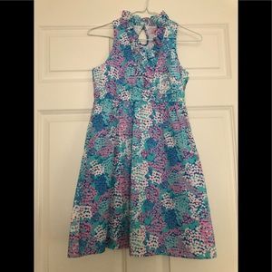 Lilly Pulitzer Ruffle Neck Shift Dress